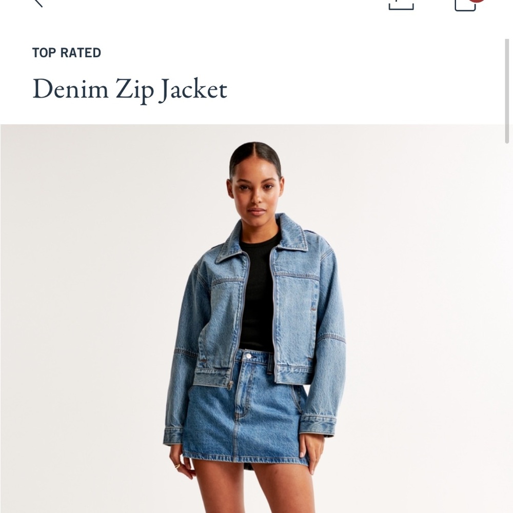 Denim Zip Jacket